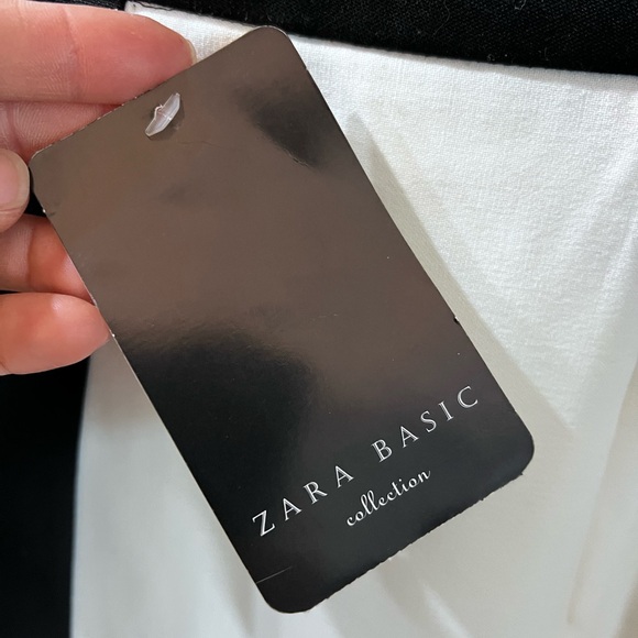 Zara Black and White Pencil Skirt - Picture 4 of 5